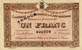 Billet de la Chambre de Commerce de Carcassonne - 1 franc - délibération du 23 novembre 1914 - spécimen annulé