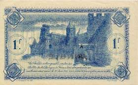 Billet de la Chambre de Commerce de Carcassonne - 1 franc - délibération du 30 juin 1917 - spécimen annulé