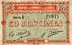 Billet de la Chambre de Commerce de la Corrèze - 50 centimes - remboursement avant le 25 mars 1920 - 5ème émission - Série B - numéro 29918
