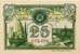 Billet de la Chambre de Commerce de Dieppe - 25 centimes - émission 1920 - sans filigrane