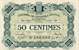 Billet de la Chambre de Commerce d'Epinal - 50 centimes - délibération du 29 mai 1920 - numérotation noire - numéro 480,860