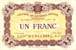Billet de la Chambre de Commerce d'Epinal - 1 franc - délibération du 29 mai 1920 - premier chiffre imprimé