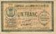 Billet de la Chambre de Commerce de Foix - 1 franc - délibération du 2 février 1915 - imprimeur Cassan Ainé - n° 345068