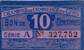 Billet de la Chambre de Commerce du Gers - 10 centimes - remboursable avant le 31 décembre 1925 -  série A