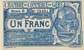 Billet de la Chambre de Commerce du Gers - 1 franc - délibération du 18 novembre 1914 - série E