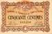 Billet de la Chambre de Commerce de Gray & Vesoul - 50 centimes - émission du 4 octobre 1915 - surcharge cadre noir et R R