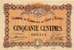 Billet de la Chambre de Commerce de Gray & Vesoul - 50 centimes - émission du 4 octobre 1915