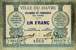 Billet de la Ville du Havre et Chambre de Commerce du Havre - 1 franc - 1915 - numéro 004,679