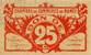Billet de la Chambre de Commerce de Nancy - 25 centimes - remboursable jusqu'au 31 décembre 1918