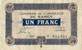 Billet de la Chambre de Commerce de Nancy - 1 franc - 1er janvier 1921 - filigrane Abeilles - série 24S