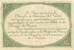 Billet de la Chambre de Commerce de Nantes - 2 francs - sans date de remboursement - avec lettre de série B