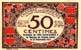 Billet de la Chambre de Commerce de Nice et Alpes-Maritimes - 50 centimes - décision ministérielle du 25 avril 1917 - surchargé 1920 - 1921 - série 92