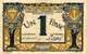 Billet de la Chambre de Commerce de Nice et Alpes-Maritimes - 1 franc - décision ministérielle du 25 avril 1917 - sans timbre sec