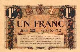 Billet de la Chambre de Commerce de Nice et Alpes-Maritimes - 50 centimes - 1er janvier 1916