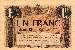 Billet de la Chambre de Commerce de Nice et Alpes-Maritimes - 1 franc - délibération du 30 avril 1920 - sans filigrane