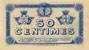 Billet de la Chambre de Commerce de Perpignan - 50 centimes - délibération du 11 novembre 1915 - série G.C.