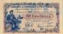 Billet de la Chambre de Commerce de Perpignan - 50 centimes - délibération du 11 novembre 1915 - série J.S.