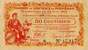 Billet de la Chambre de Commerce de Perpignan - 50 centimes - délibération du 24 juin 1915 - série K