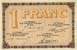 Billet des Chambres de Commerce du dpartement du Puy-de-Dme - 1 franc - remboursable jusqu'au 1er janvier 1920 - srie U 121 - largeur 10mm