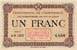 Billet des Chambres de Commerce du dpartement du Puy-de-Dme - 1 franc - remboursable jusqu'au 1er janvier 1920 - srie AE - largeur 15mm