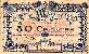 Billet des Chambres de Commerce de Rennes & de Saint-Malo - 50 centimes - émission du 25 août 1915 - sans filigrane et 1er chiffre imprimé