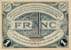 Billet de la Chambre de Commerce de Rochefort-sur-Mer - 1 franc - délibération du 28 octobre 1915 - 3ème série