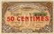 Billet de la Chambre de Commerce de Sens - 50 centimes - délibération du 12 août 1920 - 3ème émission