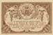 Billet de la Chambre de Commerce de Sens - 1 franc - délibération du 7 mars 1916 - 2ème émission - spécimen annulé