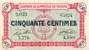 Billet de la Chambre de Commerce de Tarare - 50 centimes - 22 janvier 1916 - série C.024
