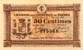 Billet de la Chambre de Commerce de Tarbes - 50 centimes - délibération du 7 février 1915 - numéro 275560