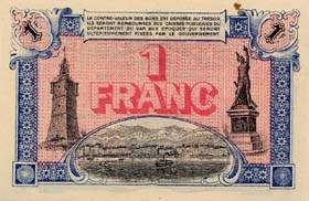 Billet de la Chambre de Commerce de Toulon & du Var - 1 franc - délibération du 1er juin 1922 - 7ème émission - série 420