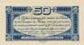Billet de la Chambre de Commerce de Toulouse - 50 centimes - délibération du 13 octobre 1920 - série 1 - spécimen annulé