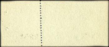 Bon de nécessité de Moulins - O. P. G. (Officiers Prisonniers de Guerre) - C. M. N° 38 823 P. G. du 15 Mai 1916 - n° 4085 - 5 centimes (avec talon) - dos