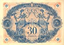 Bon de 30 francs - Union Economique Roannaise - Roanne (Loire - 42) - dos