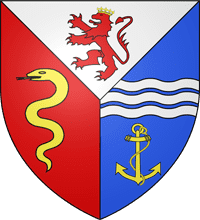 Blason de la ville de Saint-Hilaire-de-Lusignan / Saint-Hilaire-sur-Garonne (47450 - Lot-et-Garonne)