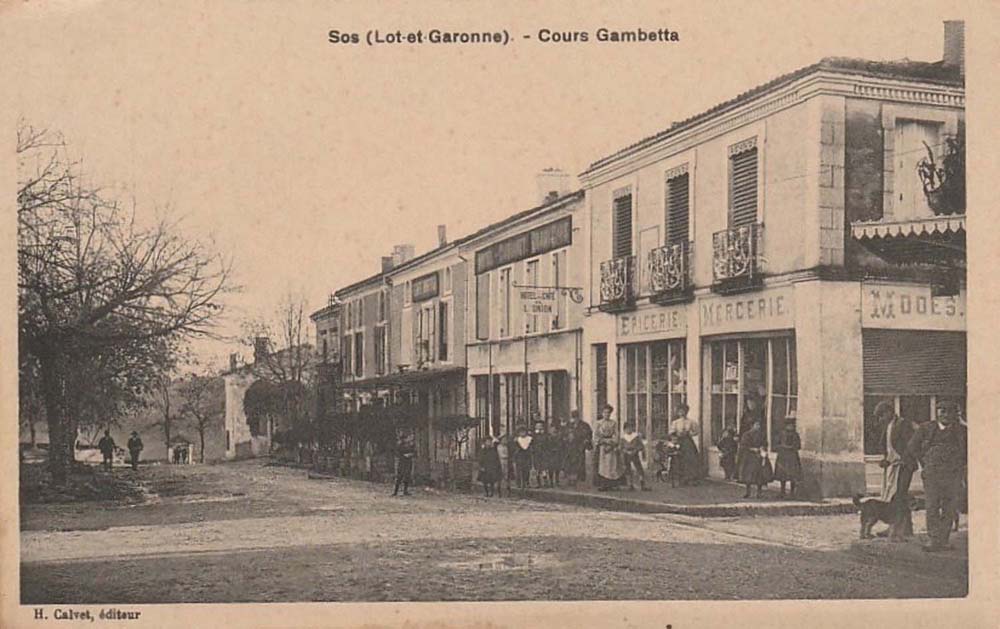 Sos (Lot-et-Garonne - d�partement 47) - Cours Gambetta