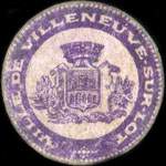 Bon de 25 centimes 1917 - Ville de Villeneuve-sur-Lot - face