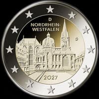 Allemagne 2027 - Nordrhein-Westfalen : Cath�drale d�Aix-la-Chapelle - 2 euro comm�morative