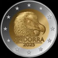 Andorre 2025 - Gypa�te Barbu - 2 euro comm�morative