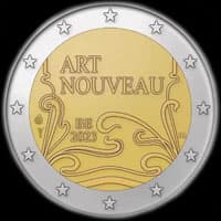 Belgique 2023 - Art Nouveau - Hôtel Van Eetvelde - 2 euro commémorative