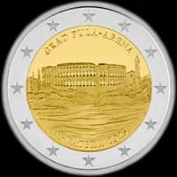 Croatie 2025 - Amphith��tre romain de Pula - 2 euro comm�morative