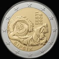 Estonie 2026 - Sipsik - 2 euro comm�morative