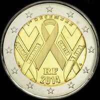 France 2014 - Journée Mondiale contre le Sida - 2 euro commémorative