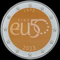 Irlande 2023 - 50 ans de l'adhésion à l'UE - 2 euro commémorative