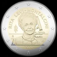 Italie 2024 - Rita Levi-Montalcini prix Nobel de médecine 1986 - 2 euro commémorative