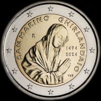 Saint-Marin 2024 - 530 ans de la mort de Ghirlandaio - 2 euro commémorative