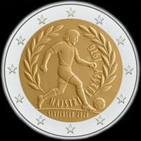 Slovaquie 2026 - 50 ans de la victoire au championnat d'Europe de Football - 2 euro comm�morative