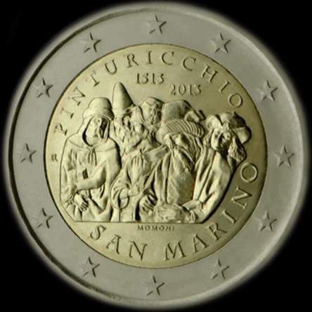 Saint-Marin 2013 - 500 ans de la mort de Pinturicchio - 2 euro commémorative