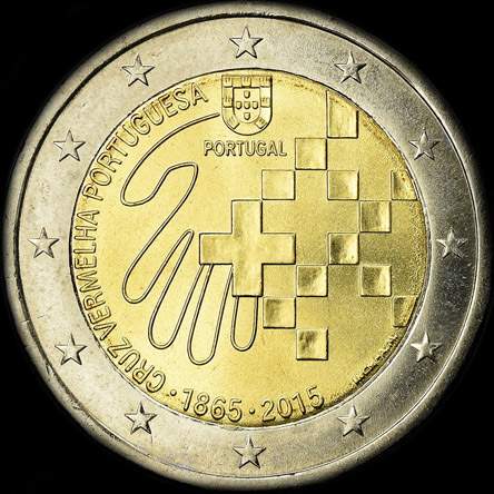 Portugal 2015 - 150 ans de la Croix-Rouge Portugaise - 2 euro commémorative