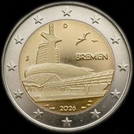 Allemagne 2026 - Bremen : Maison du Climat de Bremerhaven - 2 euro comm�morative